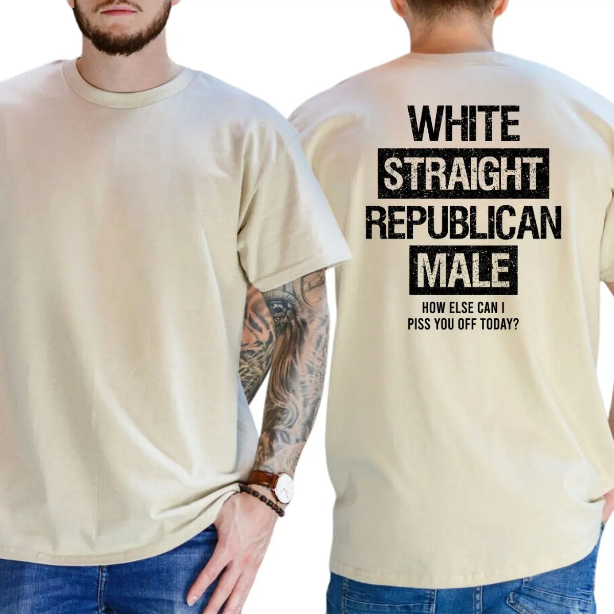 The Unapologetic Republican Identity Tee - Bold Sarcastic Statement Shirt