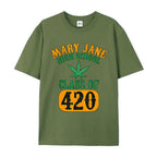 Alumni Pride: The "Mary Jane High School" Class of 420 Graphic Tee