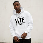 Men's Funny Fishing Graphic Hoodie | Durable Cotton Blend Pullover for Outdoor Casual