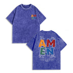 Move With God: "AMEN" Acronym Heavyweight Vintage Streetwear Graphic Tee