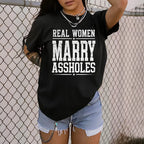 Funny Marriage Humor Graphic T-Shirt for Wives with Sarcastic Everyday Style