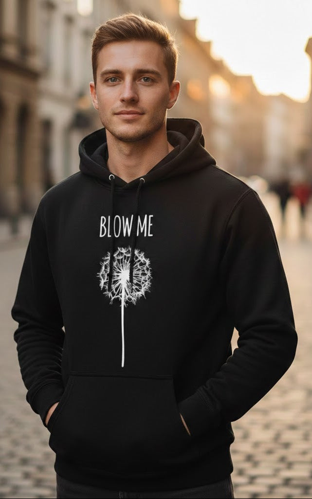 [ Funny Quote T-Shirt] Funny Blow Me Dandelion Flower Puff Quote T-Shirt
